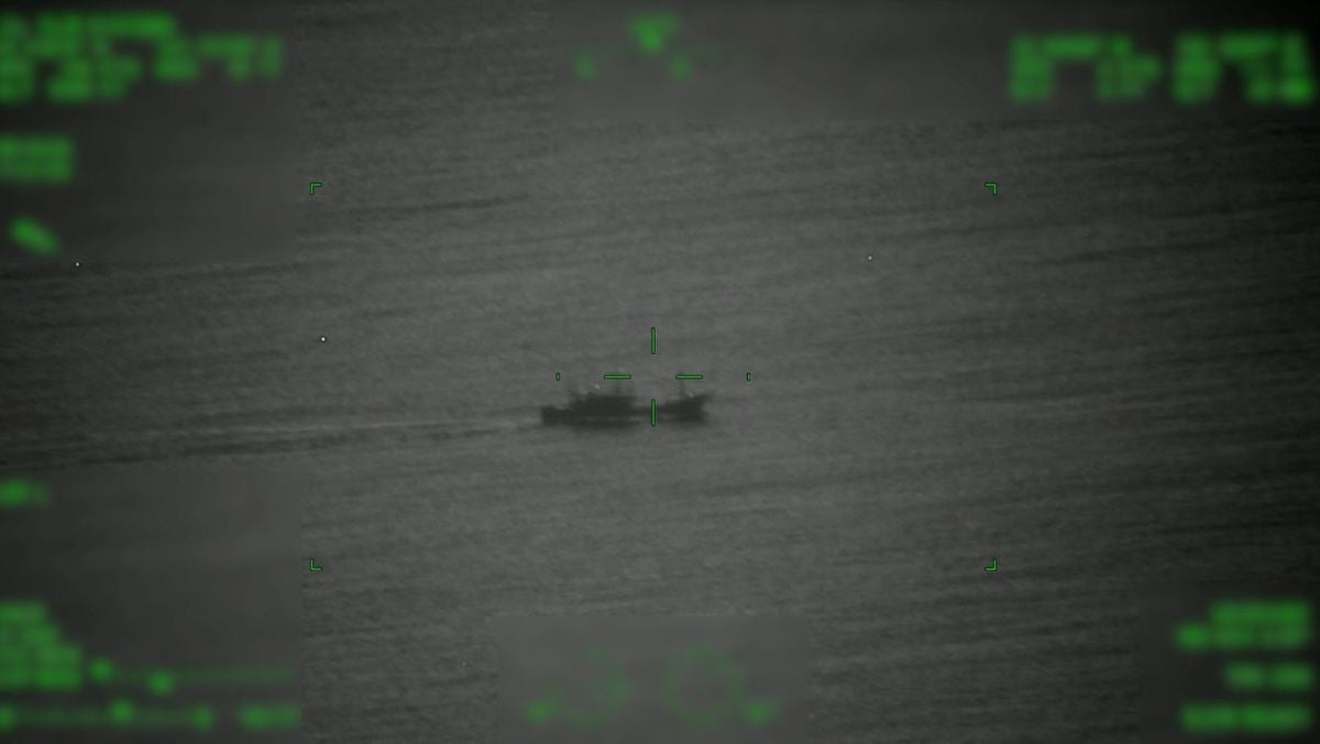 Chinese maritime militia vessel near Taiwan east coast